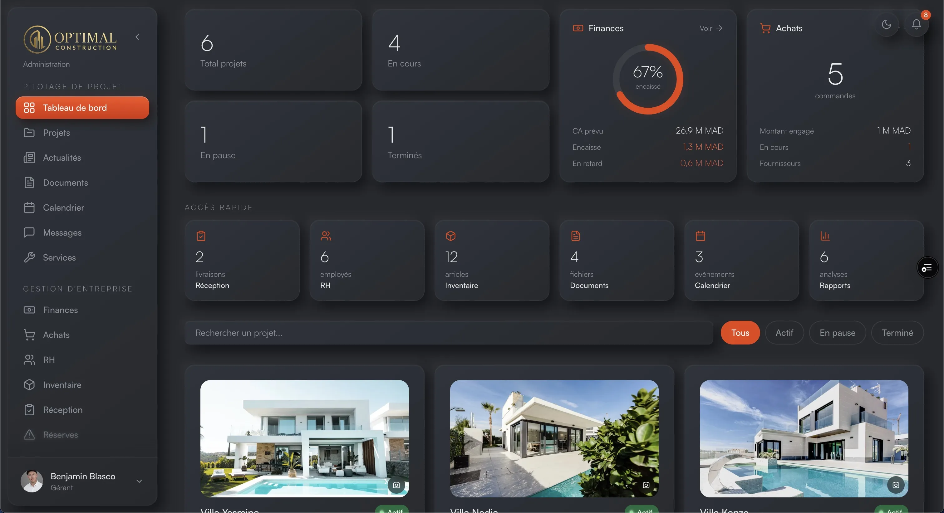 Builder Suite dashboard demo